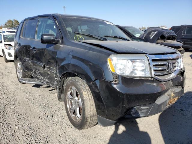 HONDA PILOT EXLN 2012 with VIN 5FNYF4H7XCB065325 - Photo from auction