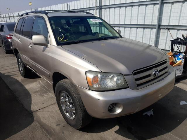 TOYOTA HIGHLANDER 2005 with VIN JTEDP21A950077016 - Photo from auction