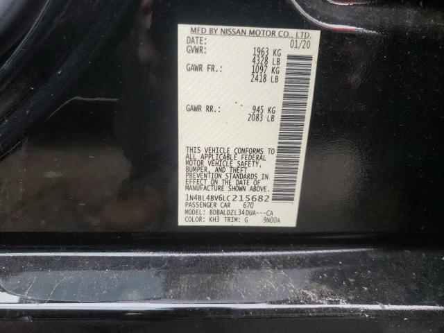 Photo 10 from auction – 2020 NISSAN ALTIMA S with VIN 1N4BL4BV6LC215682