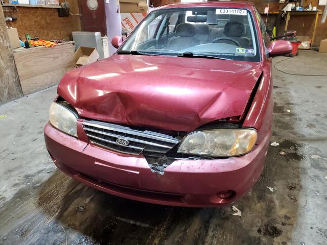 Photo 9 from auction – 2003 KIA SPECTRA BA with VIN KNAFB121435280364
