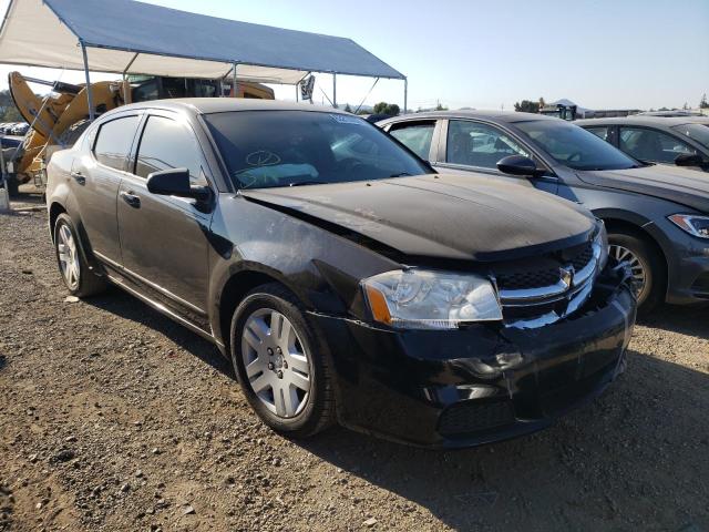 DODGE AVENGER SE 2012 with VIN 1C3CDZAB4CN274853 - Photo from auction