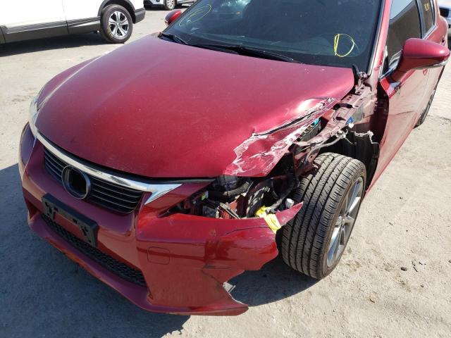 Photo 9 from auction – 2013 LEXUS CT 200 with VIN JTHKD5BHXD2128610