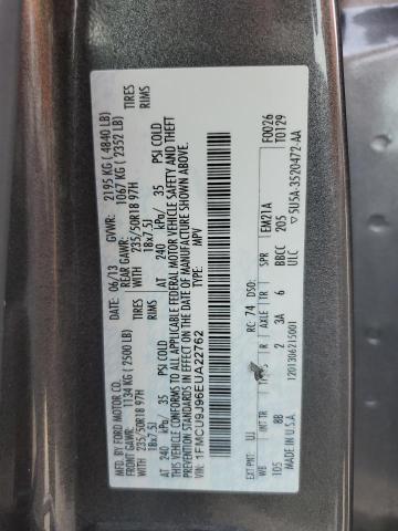 Photo 10 from auction – 2014 FORD ESCAPE TIT with VIN 1FMCU9J96EUA22762