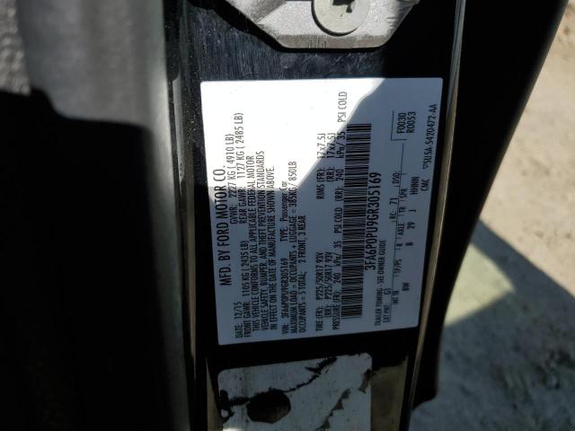Photo 10 from auction – 2016 FORD FUSION SE with VIN 3FA6P0PU9GR305169