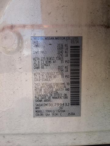 Photo 10 from auction – 2014 NISSAN ROGUE S with VIN 5N1AT2MT3EC799432