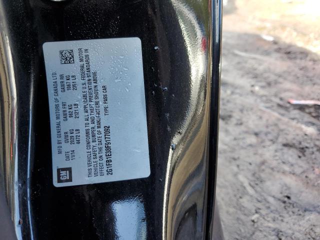 Photo 10 from auction – 2015 CHEVROLET CAMARO LS with VIN 2G1FB1E38F9177092
