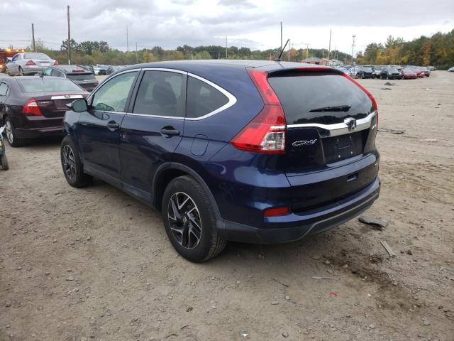 Photo 3 from auction – 2016 HONDA CR-V SE with VIN 2HKRM4H44GH696160