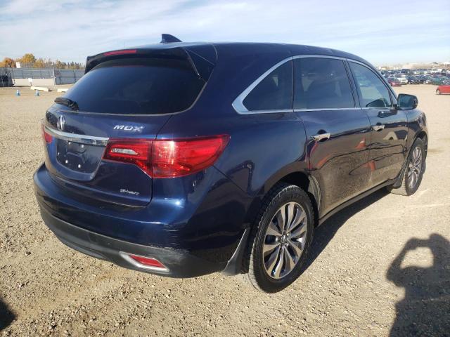Photo 4 from auction – 2014 ACURA MDX TECHNO with VIN 5FRYD4H47EB504557