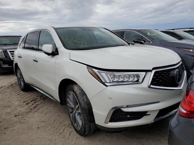 ACURA MDX TECHNO 2017 with VIN 5FRYD3H53HB003365 - Photo from auction