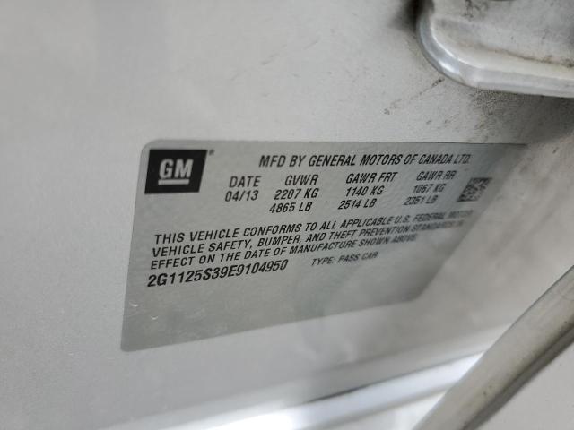 Photo 10 from auction – 2014 CHEVROLET IMPALA LT with VIN 2G1125S39E9104950