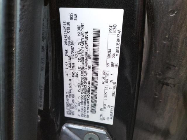 Photo 10 from auction – 2013 FORD ESCAPE S with VIN 1FMCU0F7XDUB82046