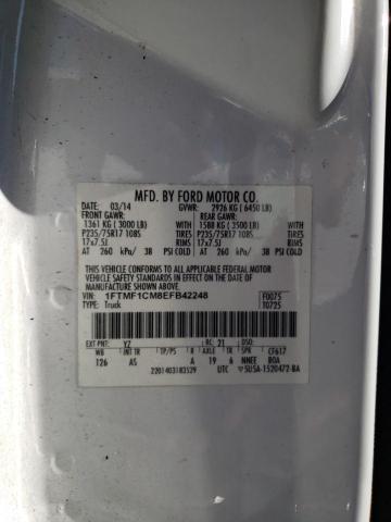 Photo 10 from auction – 2014 FORD F150 with VIN 1FTMF1CM8EFB42248