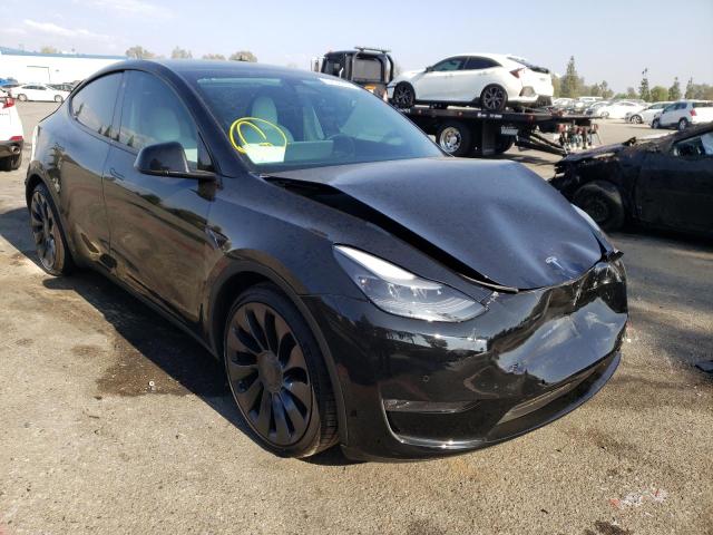 TESLA MODEL Y 2022 with VIN 7SAYGDEFXNF507549 - Photo from auction