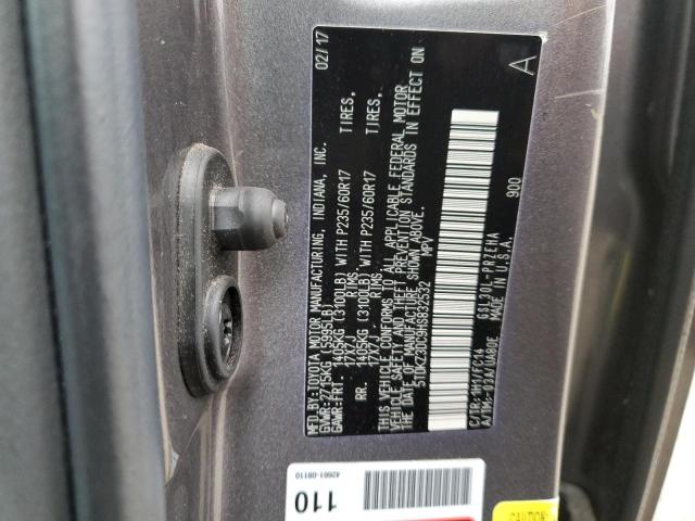 Photo 10 from auction – 2017 TOYOTA SIENNA LE with VIN 5TDKZ3DC9HS832532