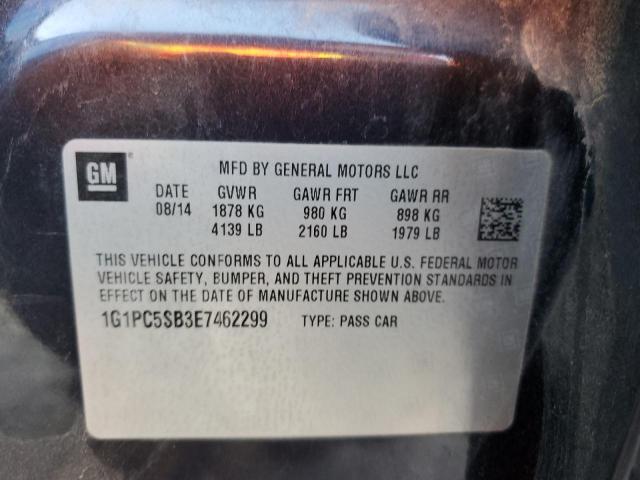 Photo 10 from auction – 2014 CHEVROLET CRUZE LT with VIN 1G1PC5SB3E7462299