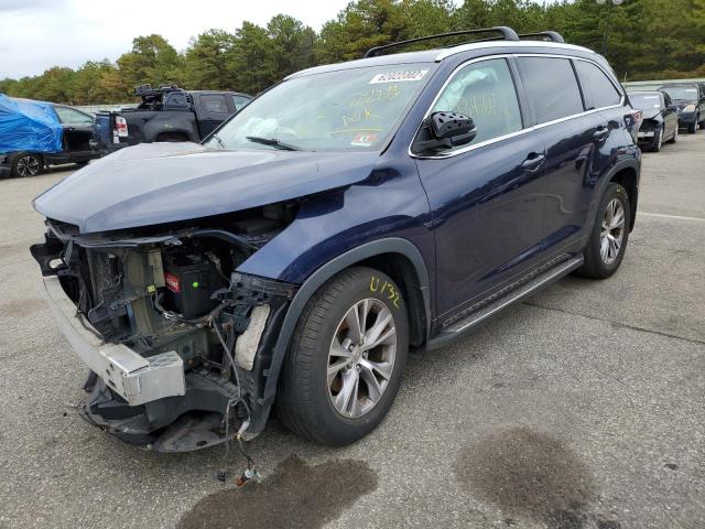 Photo 2 from auction – 2015 TOYOTA HIGHLANDER with VIN 5TDJKRFH5FS166178