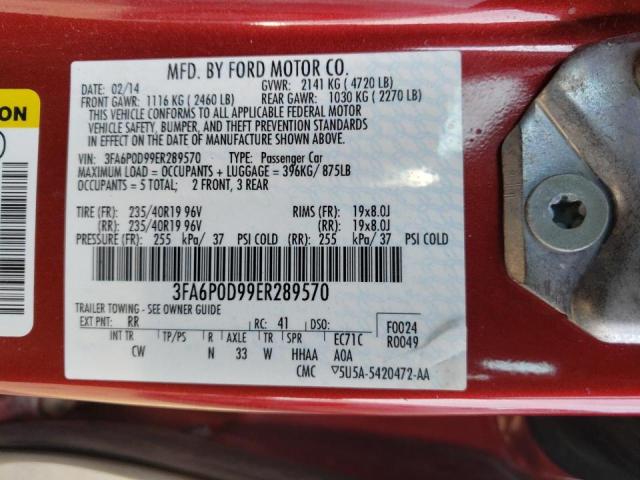 Photo 10 from auction – 2014 FORD FUSION TIT with VIN 3FA6P0D99ER289570