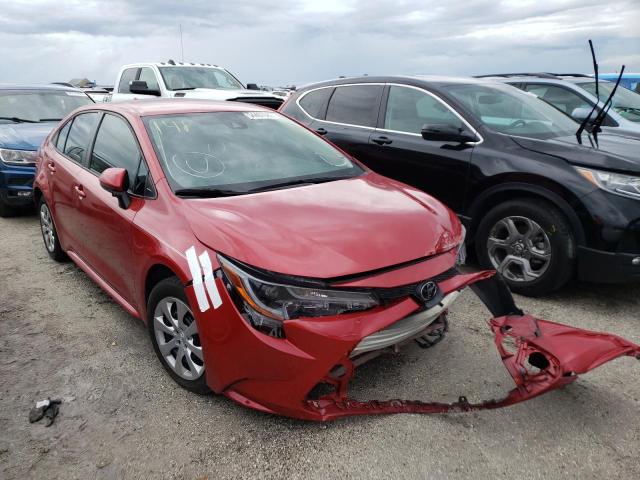 TOYOTA COROLLA LE 2020 with VIN 5YFEPRAE7LP073540 - Photo from auction