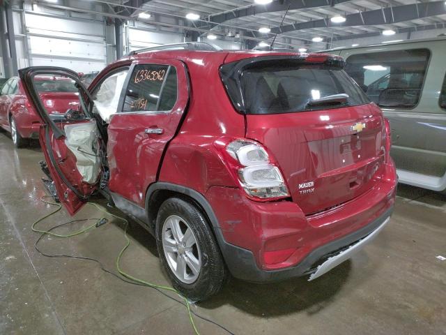 Photo 3 from auction – 2019 CHEVROLET TRAX 1LT with VIN 3GNCJLSB7KL292088