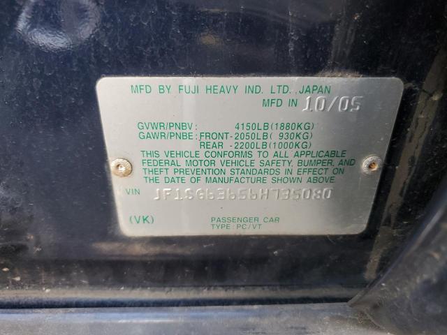 Photo 10 from auction – 2006 SUBARU FORESTER 2 with VIN JF1SG63656H735080