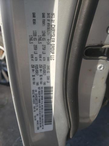 Photo 10 from auction – 2014 DODGE JOURNEY SX with VIN 3C4PDCBB7ET251773