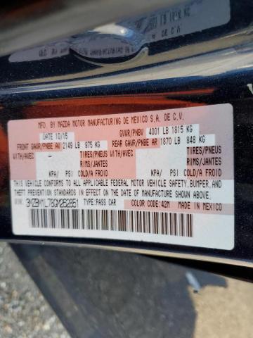 Photo 10 from auction – 2016 MAZDA 3 TOURING with VIN 3MZBM1L78GM262851