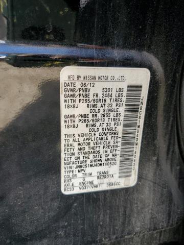 Photo 10 from auction – 2013 INFINITI FX37 with VIN JN8CS1MU4DM140520