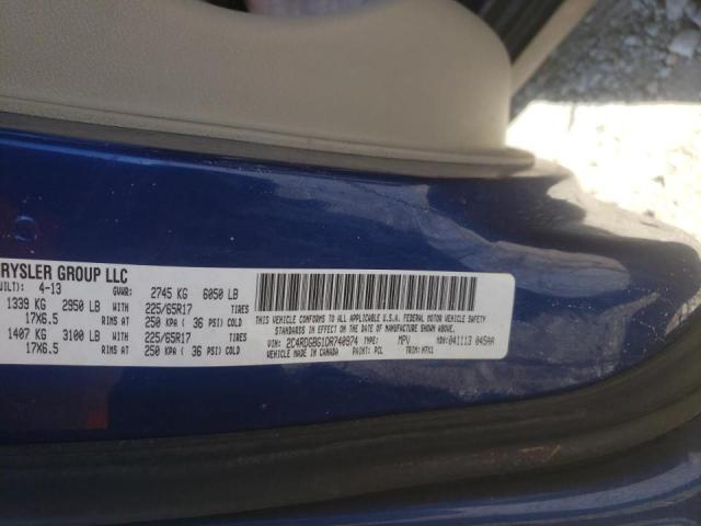 Photo 10 from auction – 2013 DODGE GRAND CARA with VIN 2C4RDGBG1DR740974