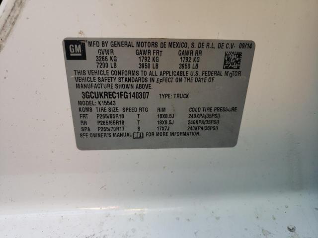 Photo 10 from auction – 2015 CHEVROLET SILVERADO with VIN 3GCUKREC1FG140307