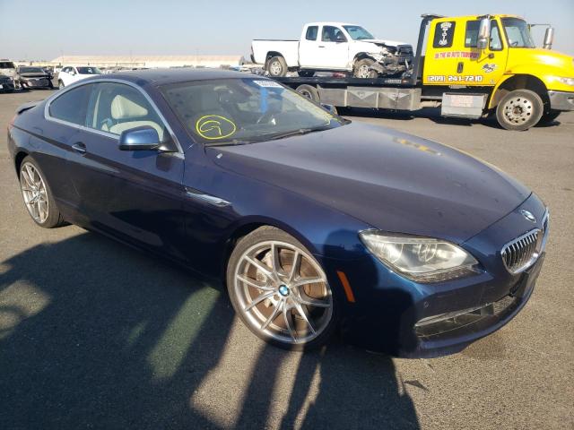 BMW 650 I 2012 with VIN WBALX3C59CDV77914 - Photo from auction