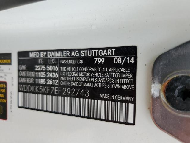 Photo 10 from auction – 2014 MERCEDES-BENZ E 350 with VIN WDDKK5KF7EF292743