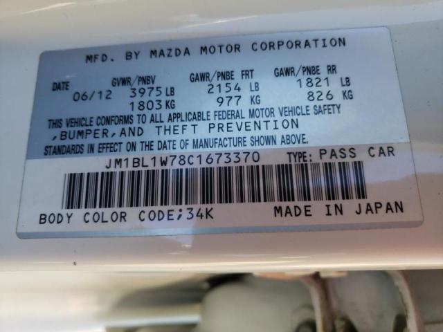 Photo 10 from auction – 2012 MAZDA 3 I with VIN JM1BL1W78C1673370