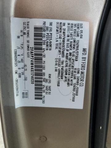 Photo 10 from auction – 2004 FORD CROWN VICT with VIN 2FAFP74W44X174020