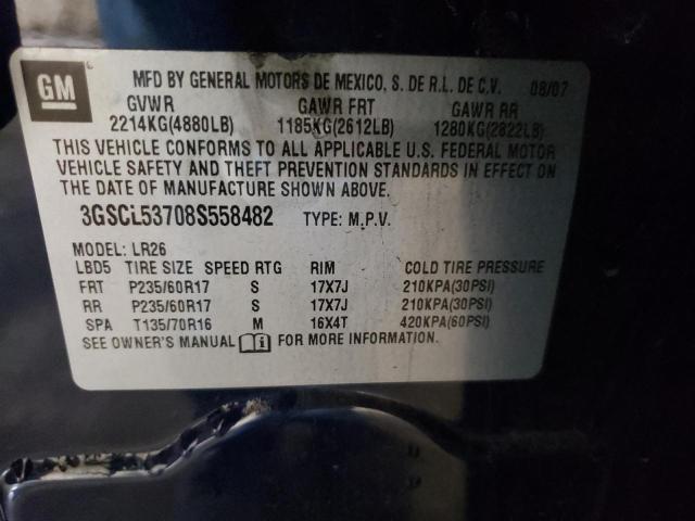 Photo 10 from auction – 2008 SATURN VUE with VIN 3GSCL53708S558482
