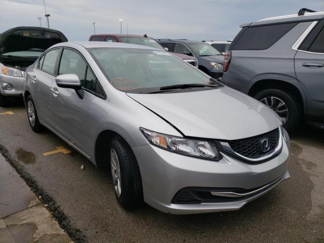 HONDA CIVIC LX 2014 with VIN 19XFB2F55EE010296 - Photo from auction