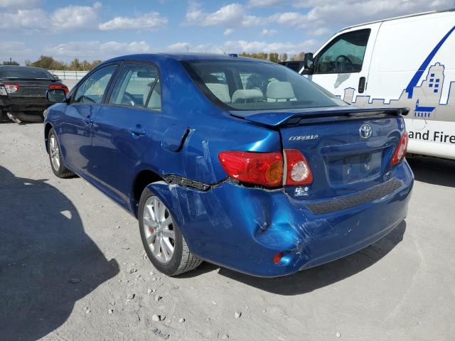 Photo 3 from auction – 2009 TOYOTA COROLLA BA with VIN JTDBL40E099037836