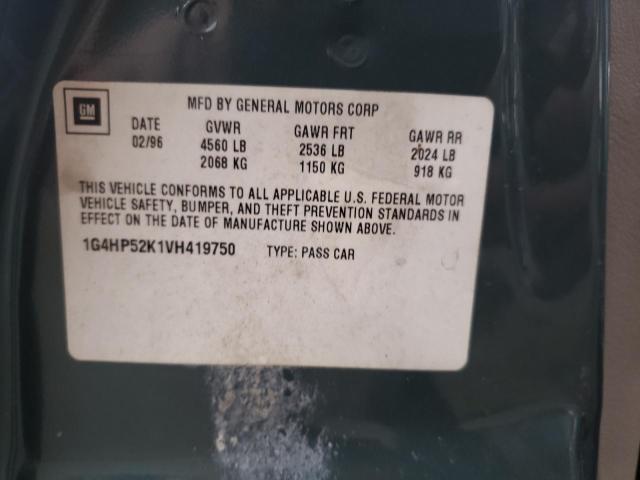 Photo 10 from auction – 1997 BUICK LESABRE with VIN 1G4HP52K1VH419750