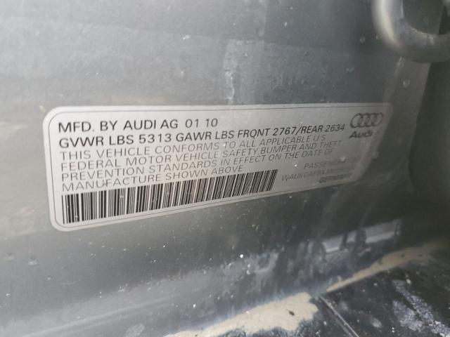 Photo 10 from auction – 2010 AUDI A6 PRESTIG with VIN WAUKGAFBXAN056502