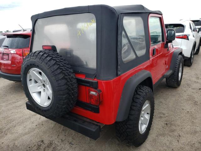 Photo 4 from auction – 2006 JEEP WRANGLER X with VIN 1J4FA39S16P712041