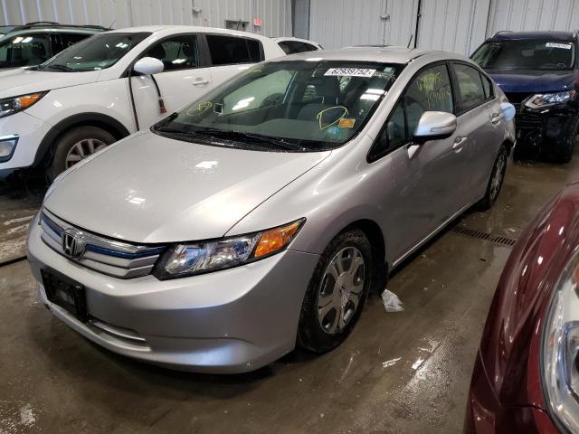Photo 2 from auction – 2012 HONDA CIVIC HYBR with VIN JHMFB4F39CS001720