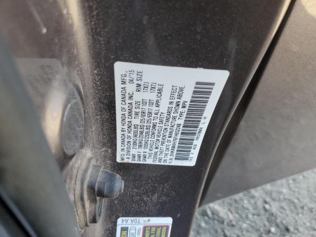 Photo 10 from auction – 2015 HONDA CR-V EXL with VIN 2HKRM4H76FH652248