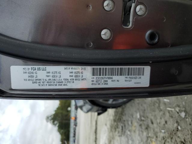 Photo 10 from auction – 2015 DODGE CHALLENGER with VIN 2C3CDZBG7FH788946