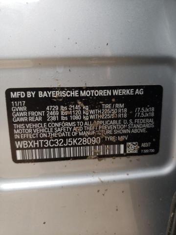 Photo 10 from auction – 2018 BMW X1 XDRIVE2 with VIN WBXHT3C32J5K28090