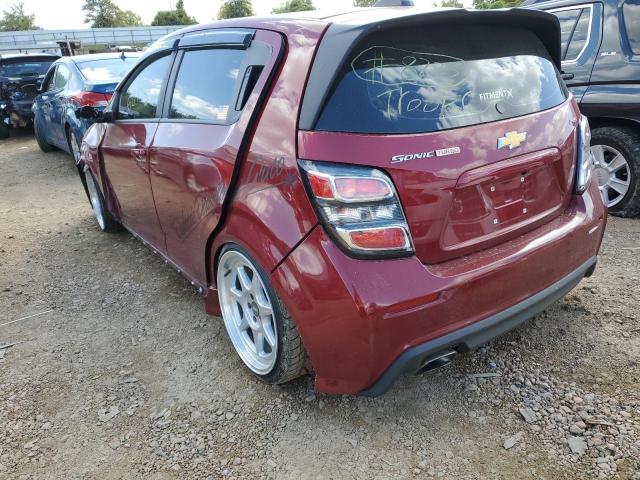 Photo 3 from auction – 2017 CHEVROLET SONIC LT with VIN 1G1JC6SB5H4118636