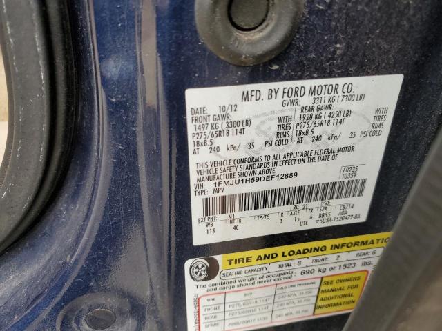 Photo 10 from auction – 2013 FORD EXPEDITION with VIN 1FMJU1H59DEF12889