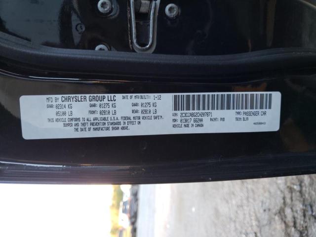 Photo 10 from auction – 2012 CHRYSLER 300 S with VIN 2C3CCABG2CH207871
