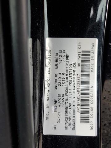 Photo 10 from auction – 2021 MAZDA 3 SELECT with VIN JM1BPAKL4M1338227