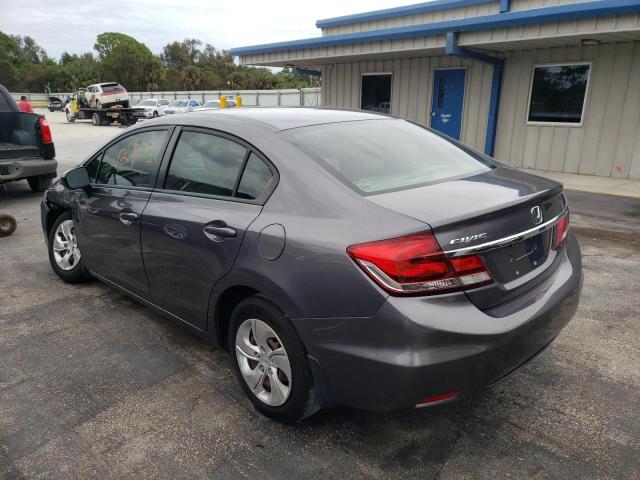 Photo 3 from auction – 2015 HONDA CIVIC LX with VIN 19XFB2F55FE024295