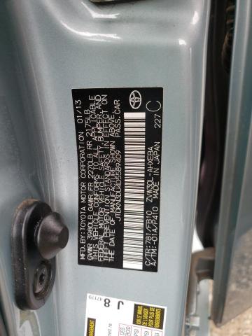 Photo 10 from auction – 2013 TOYOTA PRIUS with VIN JTDKN3DU4D5589409
