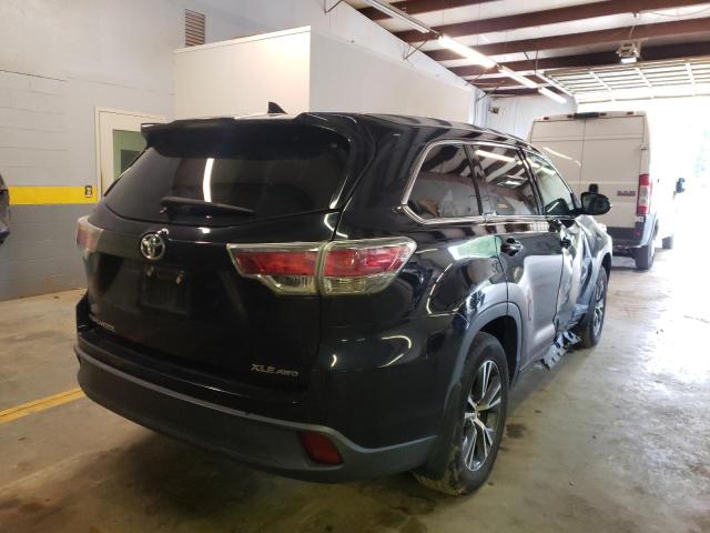 Photo 4 from auction – 2016 TOYOTA HIGHLANDER with VIN 5TDJKRFH6GS286976